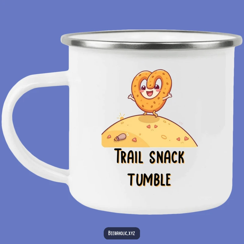 Funny Pretzel Rolling Camping Mug - Glee Gift for Outdoor Adventures