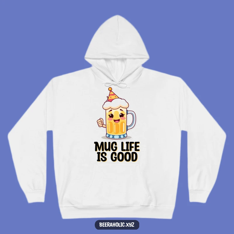 Funny Beer Mug Party Hoodie: Cozy Toaster, Perfect Warm & Hilarious Gift